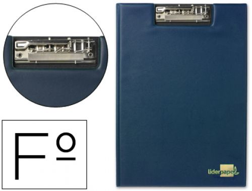 Capa de plastico liderpapel com miniclip superior liderpapel azul , Liderpapel , 24967 , 8423473249677